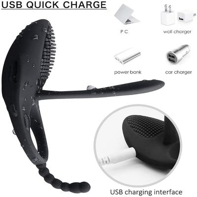 πρωκτική υποκίνηση Dick Penis Ring Sex Toy 8.5cm για τα ζεύγη ατόμων