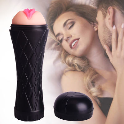 Ρεαλιστικά αρσενικά Masturbation παιχνίδια 24cm ABS TPE προφορικό Vaginalle