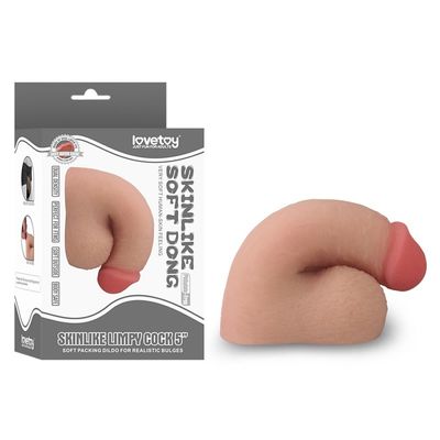 5inch 126mm Limpy ρεαλιστικές διογκώσεις παιχνιδιών φύλων δονητών κοκκόρων μαλακές για τη λεσβία
