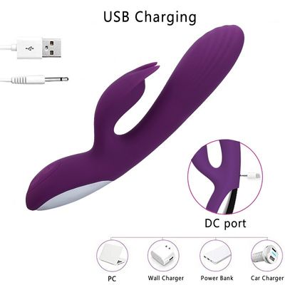 Χρέωση USB 	υγιής σιλικόνη 10 παιχνιδιών φύλων δονητών 22.5cm ταχύτητα