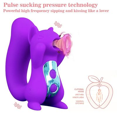 10 Sucker ROHS σκιούρων παιχνιδιών φύλων δονητών Clit θηλών συχνότητας εγκεκριμένο
