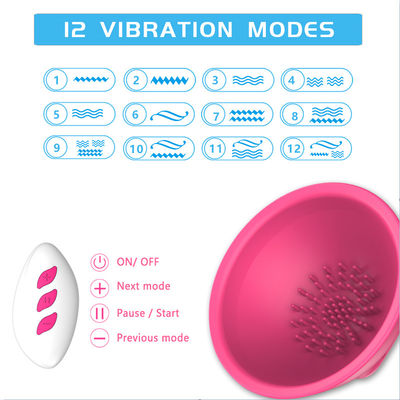 Παιχνίδια 12 τρόποι ROHS φύλων των γυναικών Massager αντλιών στηθών επικυρωμένοι