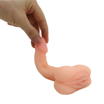 TPE ρεαλιστικό μεγάλο φλυτζάνι 20cm Masturbator δονητών ρεαλιστικό αυτόματο